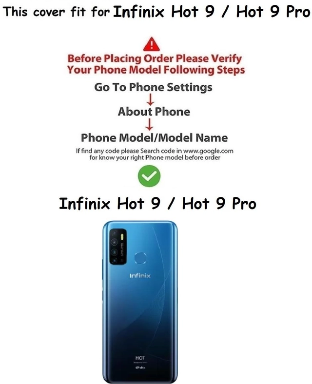 Silicone Mobile Back Cover for Infinix Hot 9 Pro (Transparent)