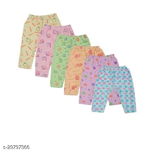 Cotton Pyjamas for Kids (Multicolor, 0-6 Months) (Pack of 6)