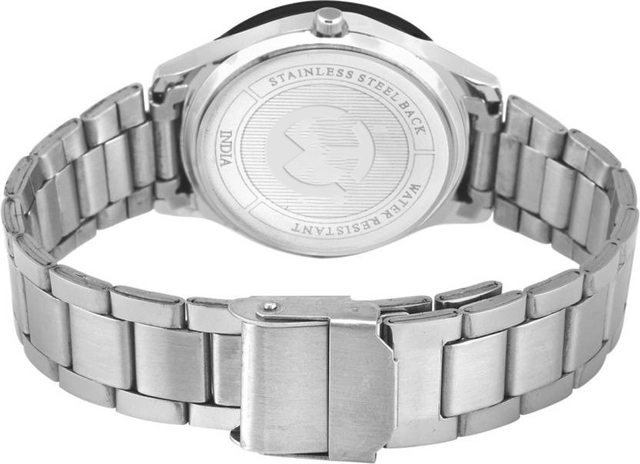 Analog Watch for Women (Silver & Black)