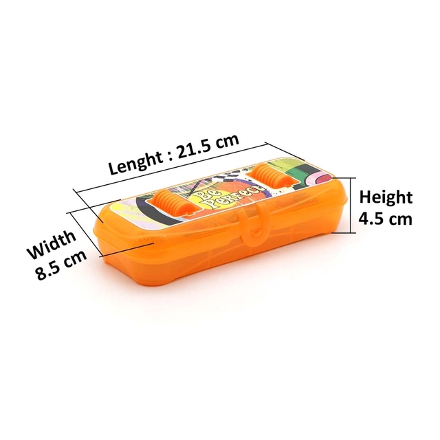 PRATAP Pencil Box204 Rolling Box (Pack of 1)