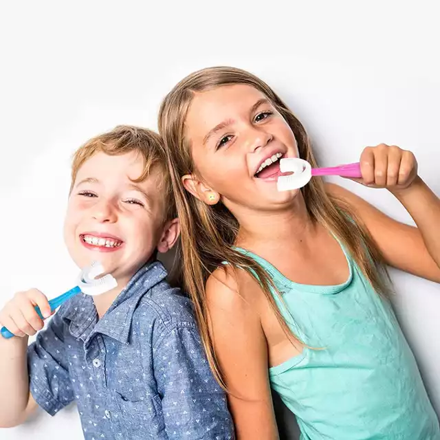 Kids U Shaped Large Tooth Brush (Pack Of 2) (P-14)