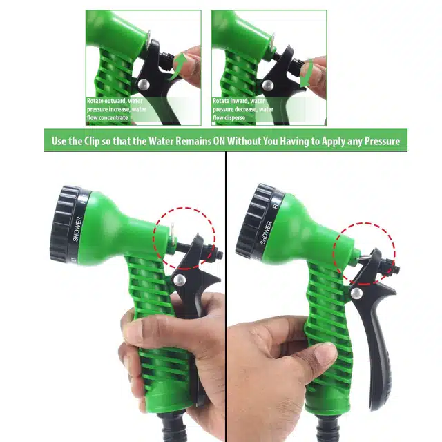 6 Flow Water Spray Gun (Green)