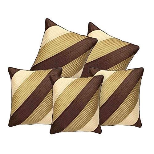 Cushion Covers for Home (Multicolor, Pack of 5)