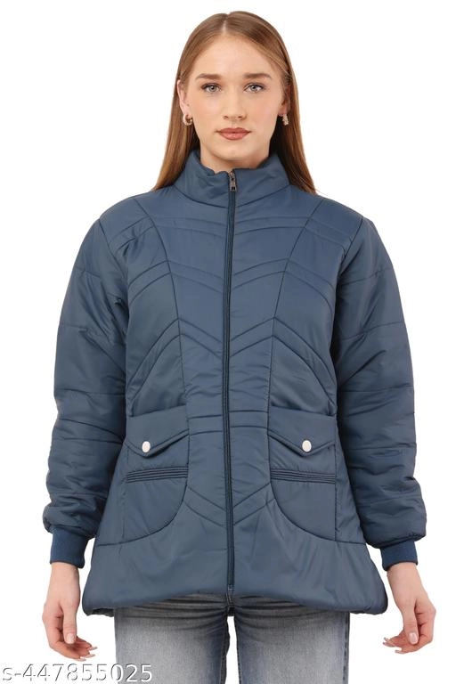 Jacket for Women (Blue, L)