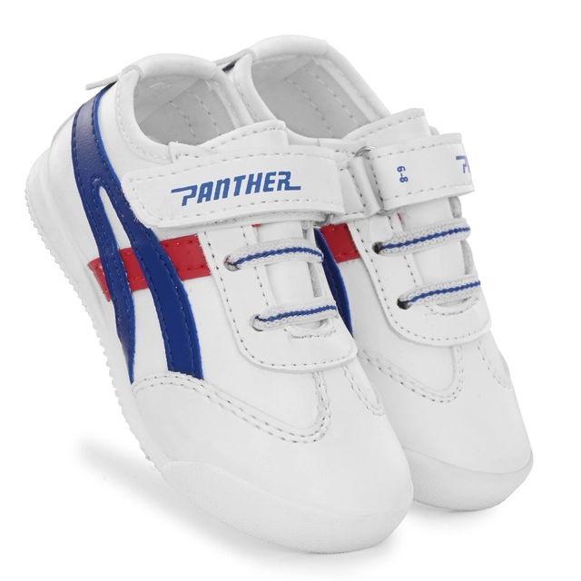 Sneakers for Kids (White & Blue, 11c)