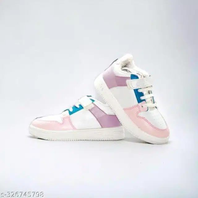 Sneakers for Kids (White, 9-9.5 Years)