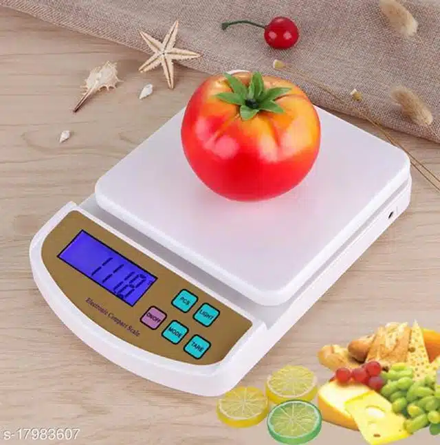 Kitchen Digital Weighing Scale (White)