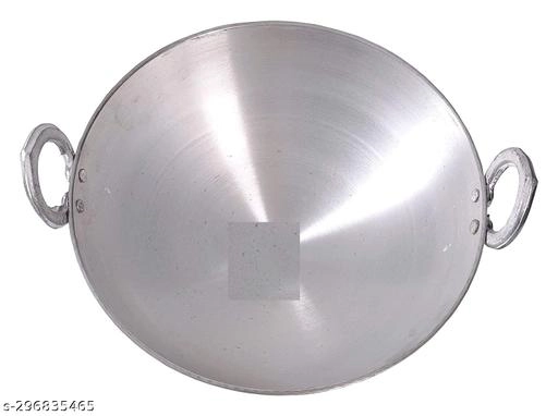 Stainless Steel Kadai (Silver, 2500 ml)