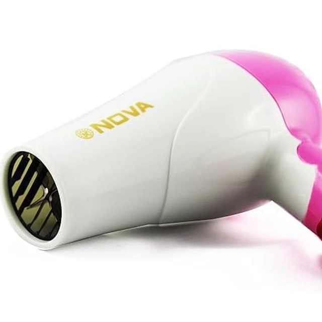 Professional Foldable Hair Dryer for Women (Pink, 1000 W)