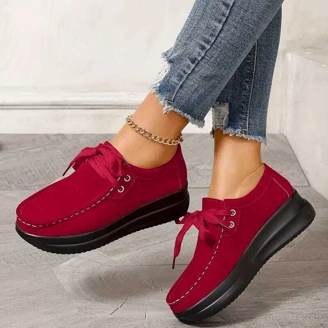 Casual Shoes for Women (Maroon, 3)