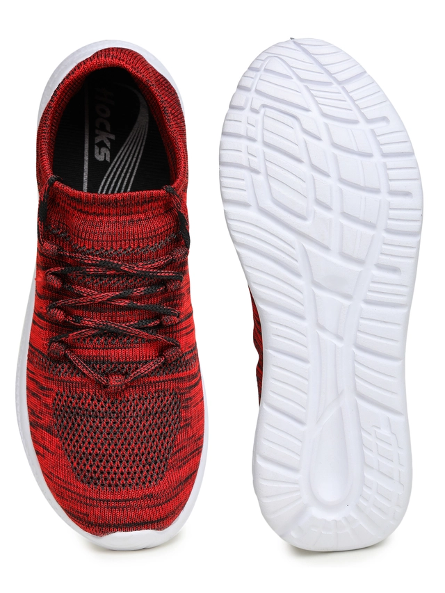 Sports Shoes for Men (Red, 6)