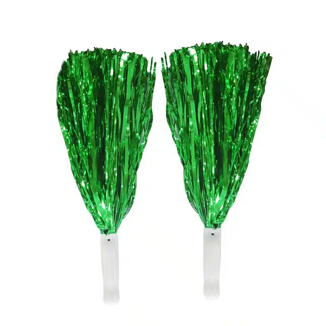 Cheerleading Pom Poms (Green, Pack of 2)