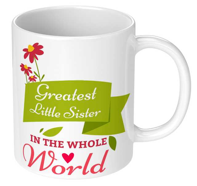 Greatest World Printed White Mug Microwave Safe Ceramic Tea Coffee Mug (Multicolor, 350 ml) (GT-308)