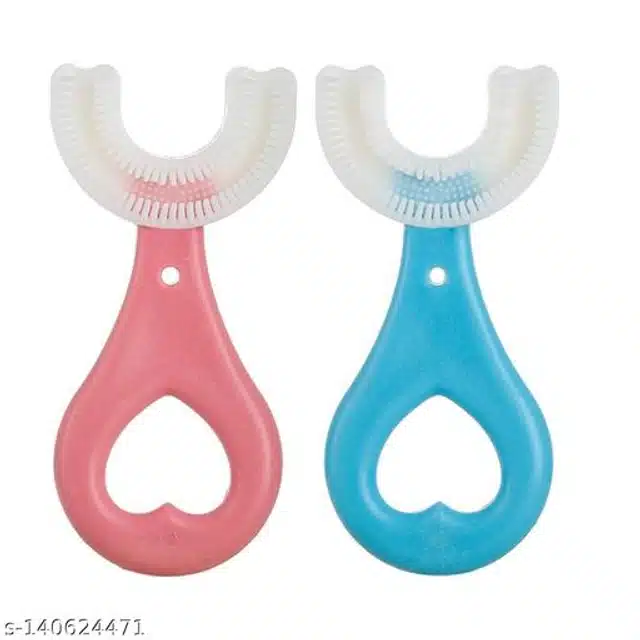 Silicone U Shaped Toothbrush for Kids (Assorted)