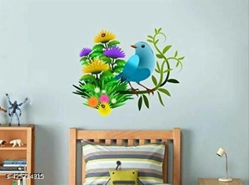 PVC Vinyl Wall Sticker (Multicolor, 32x45 cm)