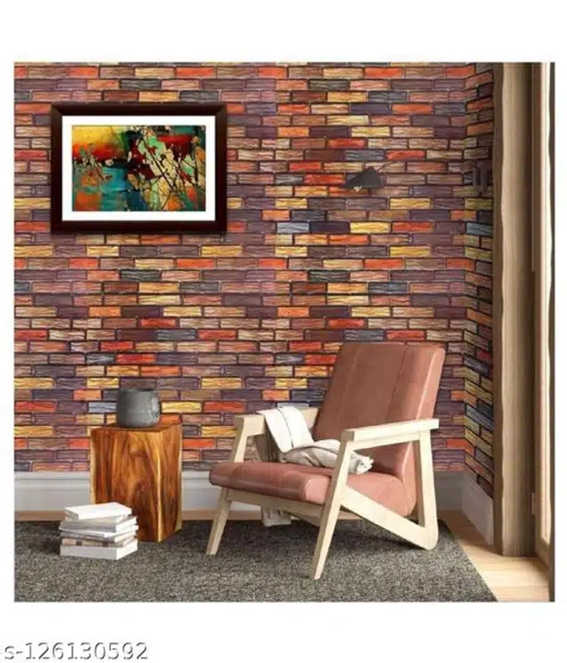 Vinyl Wallpaper for Home (Multicolor, 45x250 cm)