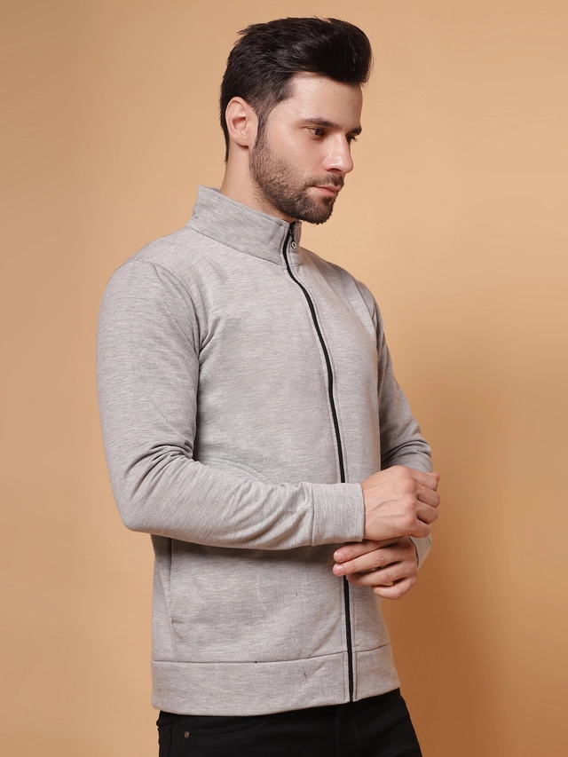 High Quality Jacket for Men (Grey, XL)