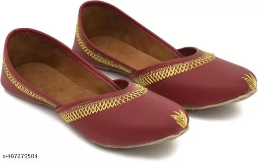 Juttis for Women (Maroon, 6)