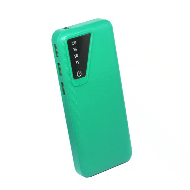 Lithium Ion 3 Out Ports Power Bank (Green, 20000 mAh)