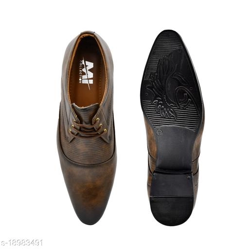 Formal Shoes for Men (Brown, 6)