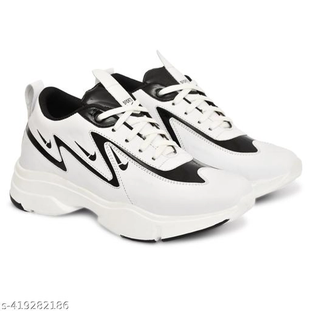 Casual Shoes for Women (White, 6)