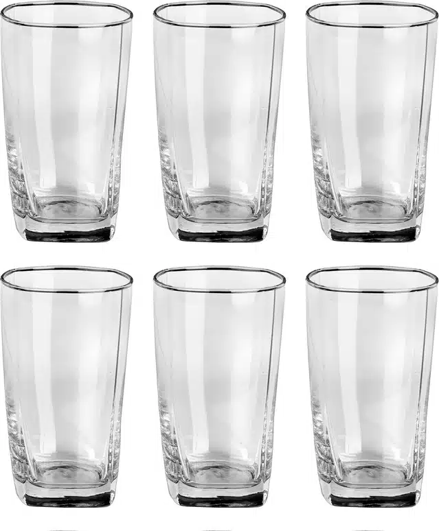 Liquor cum Cocktail Glasses (Transparent, 350 ml) (Pack of 6)