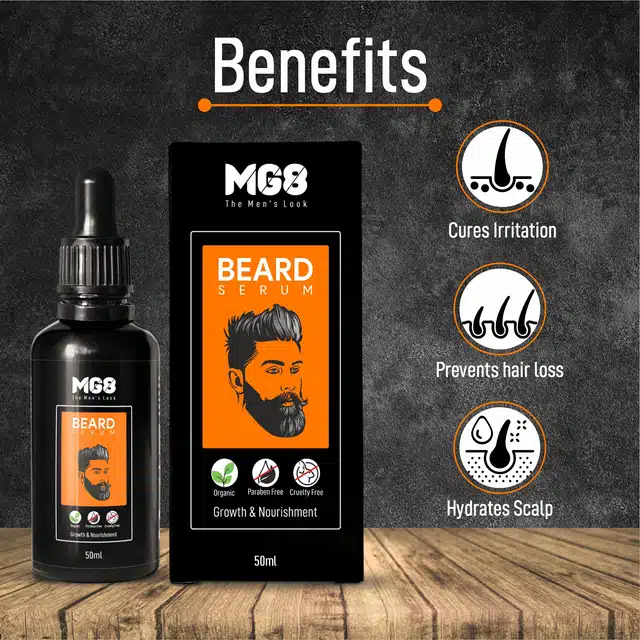 MG8 Beard Growth Serum (50 ml)