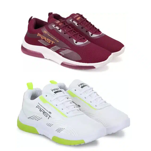 Sport Shoes for Men (Pack of 2) (Multicolor, 7)
