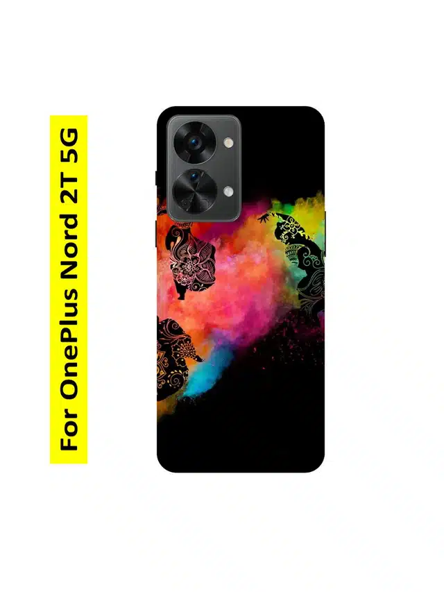 Printed Matte Finish Hard Back Cover for OnePlus Nord 2T 5G