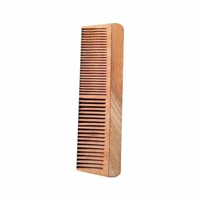 Wooden Hair Comb (Brown)