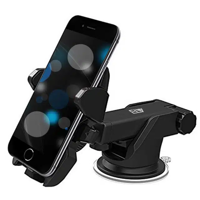 Car Mount Adjustable Mobile Holder (Black)