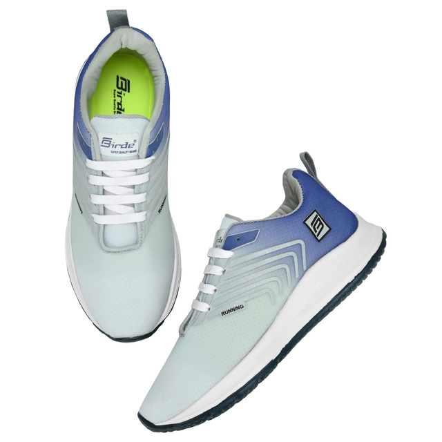 Sports Shoes for Men (Lavender & White, 6)