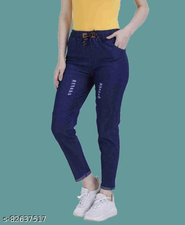 Denim Slim Fit Jeans for Women (Blue, 24)