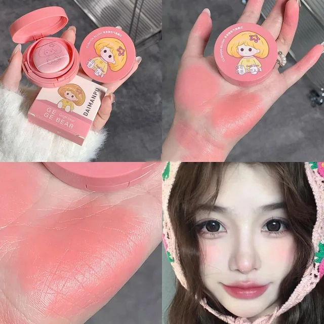 Gege Bear Waterproof Air Cushion Blush Cream (Multicolor)