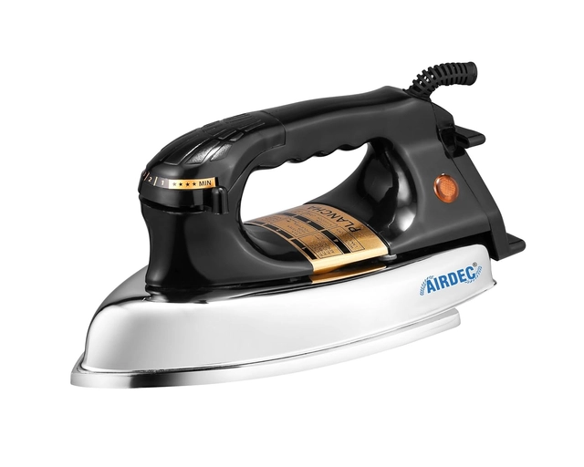 Airdec Bullet Heavy Weight Dry Iron (Black & Silver, 1000 W)