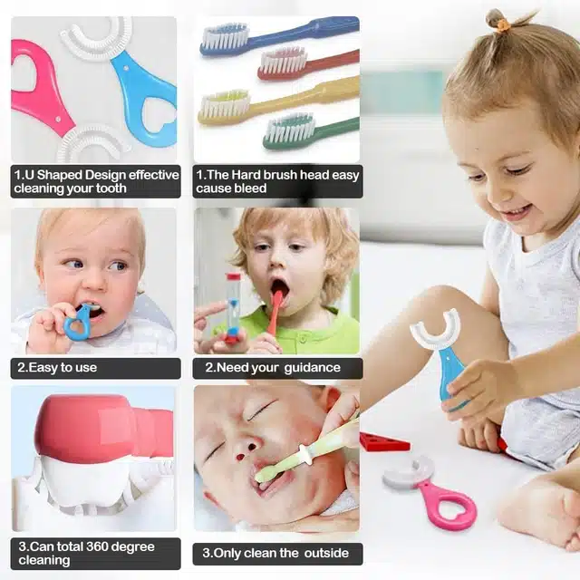 Silicone Toothbrush for Kids (Assorted)