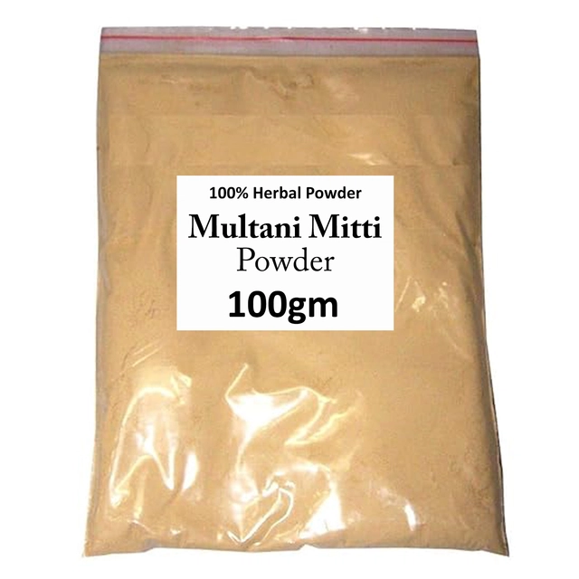 Natural Multani Mitti Face Pack for Clear & Glowing Skin (100 g)