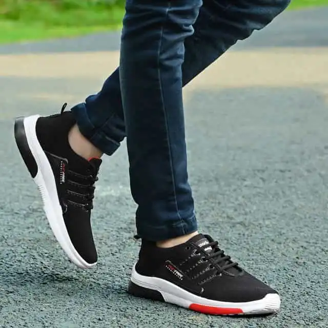 Birde Trendy Sports Shoes For Men (Black, 6) (BRD-567)