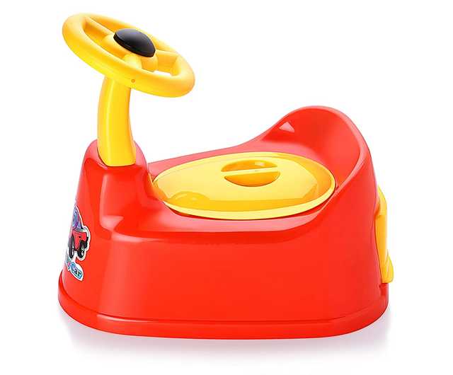 FABLE Baby Car Toilet Potty Seat (Red, Free Size) (S13)