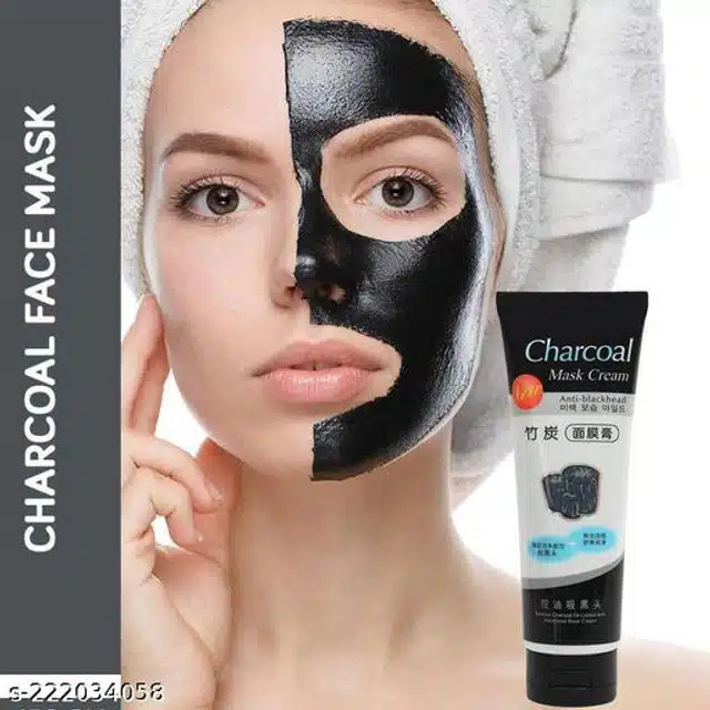 Charcoal Face Mask & Face Primer with Makeup Fixer (Set of 3)