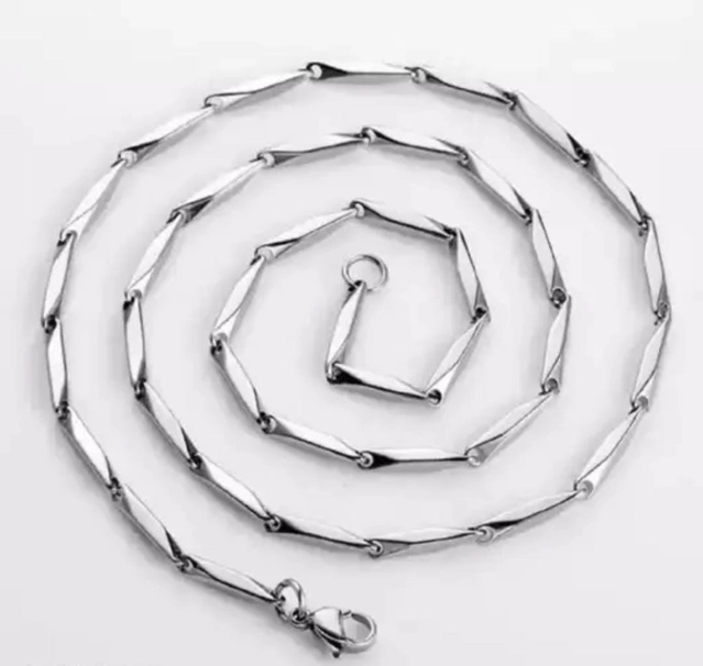 Stainless Steel Chain for Men (Silver)