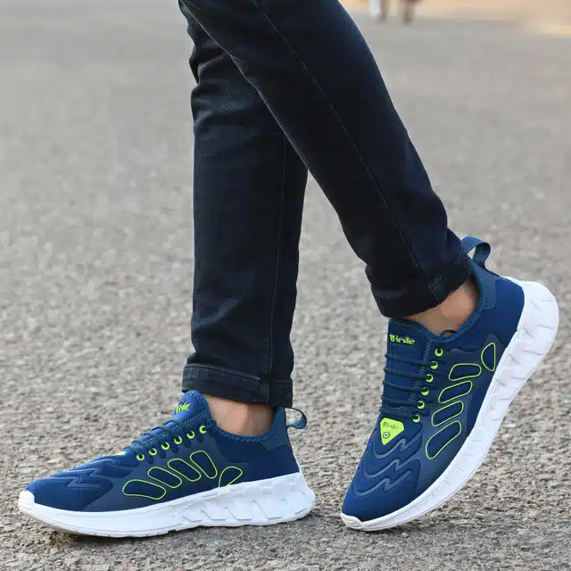 Sports Shoes for Men (Teal Blue, 8)