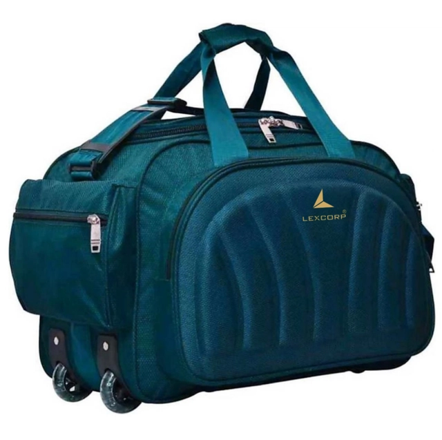 Polyester Duffel Bag (Teal, 60 L)