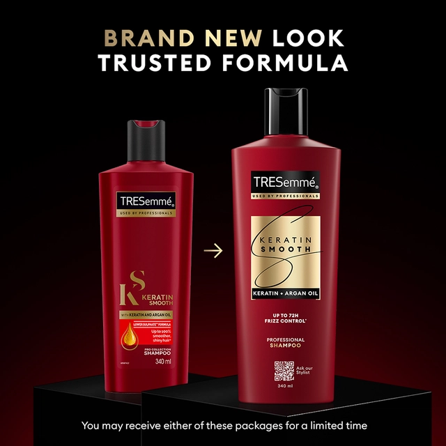 Tresemme केराटिन स्मूथ शैम्पू 185 ml