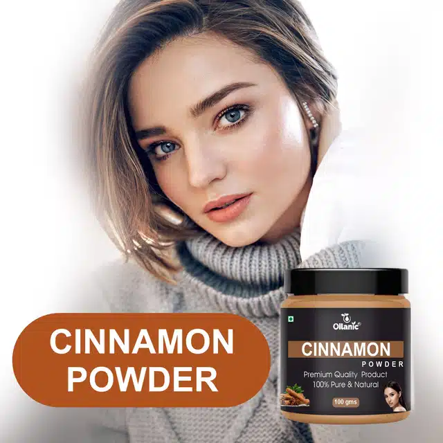 Natural Cinnamon Powder for Skin & Hair (Pack of 3, 100 g)