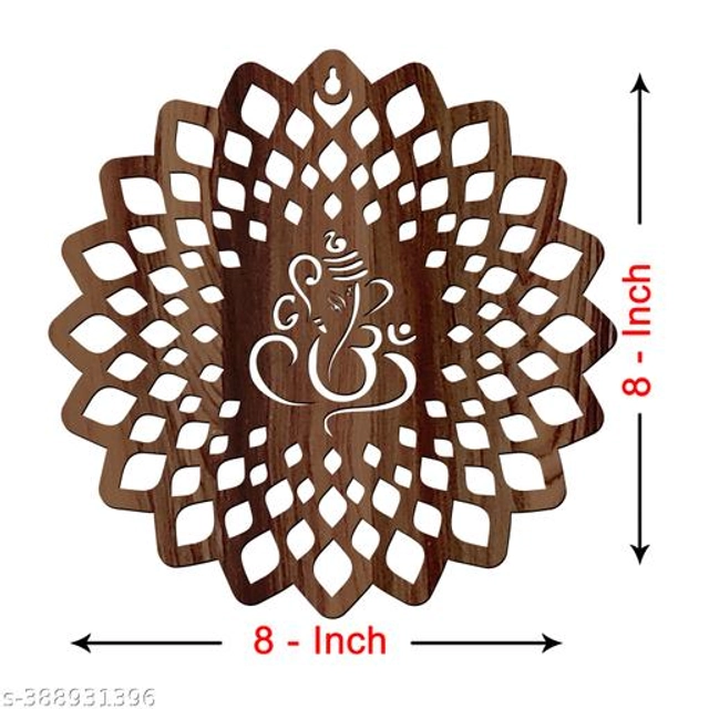 Wooden Wall Decor Hanging (Brown)