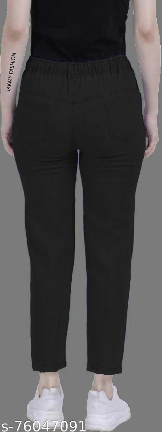 Denim Slim Fit Jeans for Women (Black, 24)