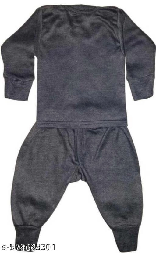 Polycotton Thermal Set for Kids (Multicolor, 0-3 Months) (Set of 3)