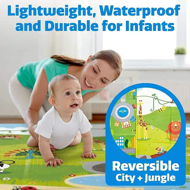 Waterproof Play Mat for Kids (Multicolor)