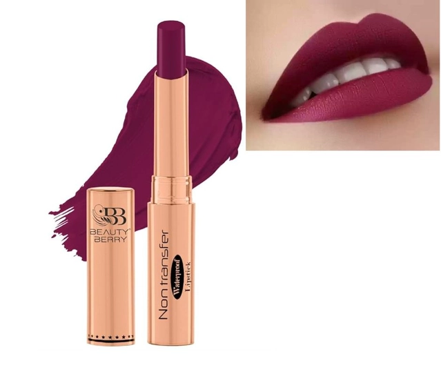 Beauty Berry Waterproof Long Lasting Absolute Lipstick (Magenta)